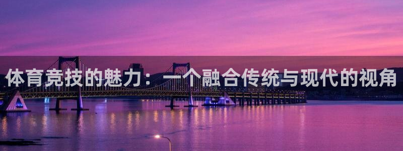 熊猫体育app官方入口：体育竞技的魅力：一个融合传统与现代的视角
